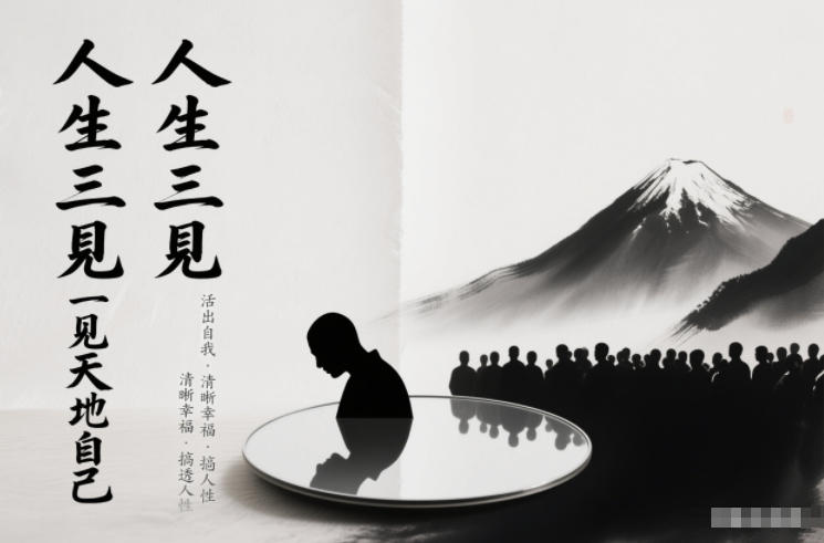 人生三见一见天地见众生见自己，活出自我拥有清晰幸福人生，搞透人性